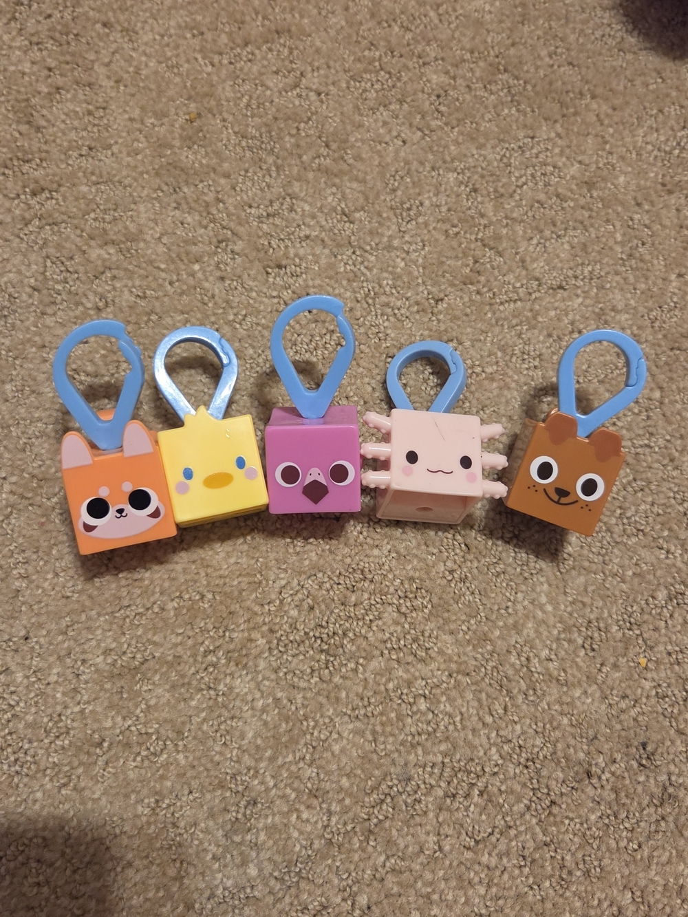 Mcdonald's Roblox Pet Simulator Collectible Keychains 2024 Variety Five Pack